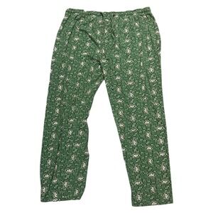 New York Jets Pajama Pants (MicroFleeced) Men's Large Green NFL Team Apparel